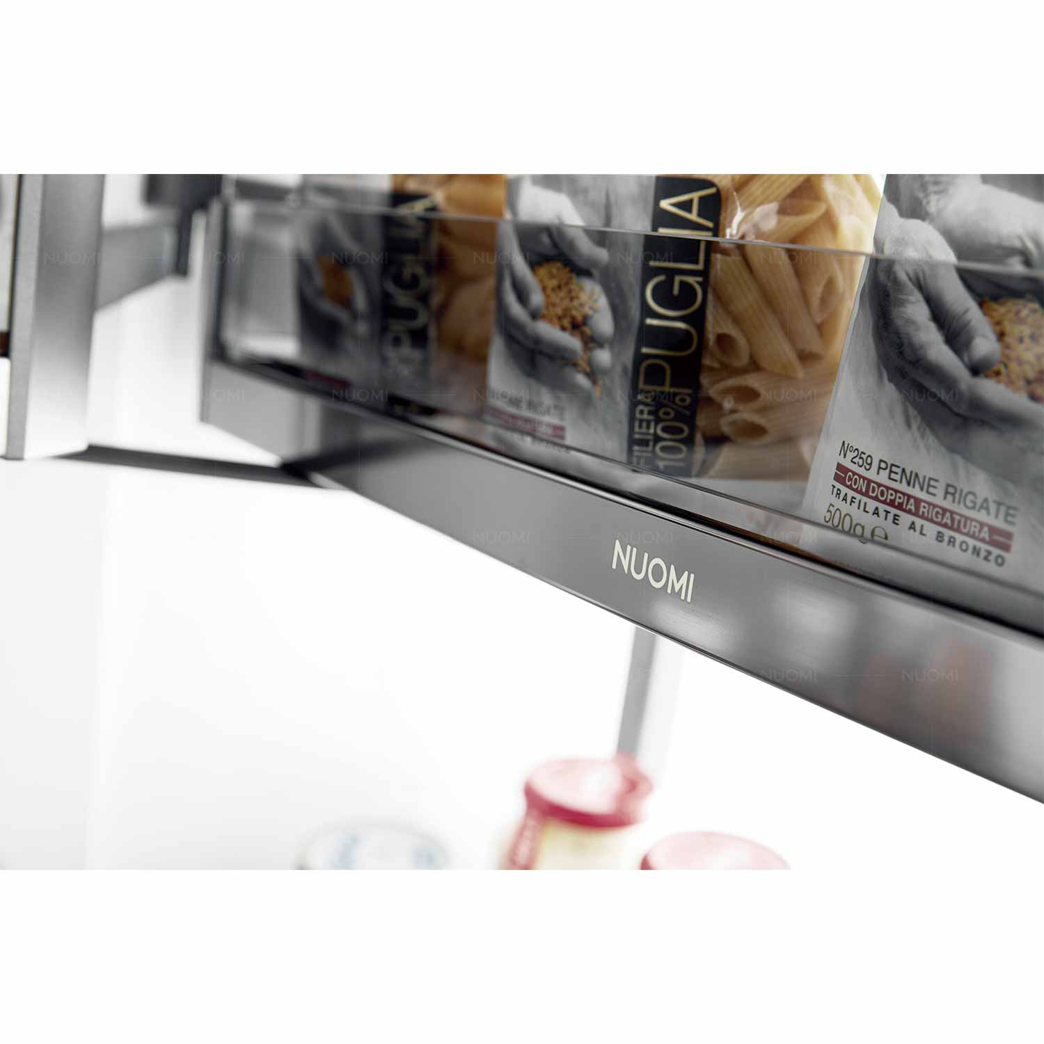 kitchen matt grey tall pantry unit