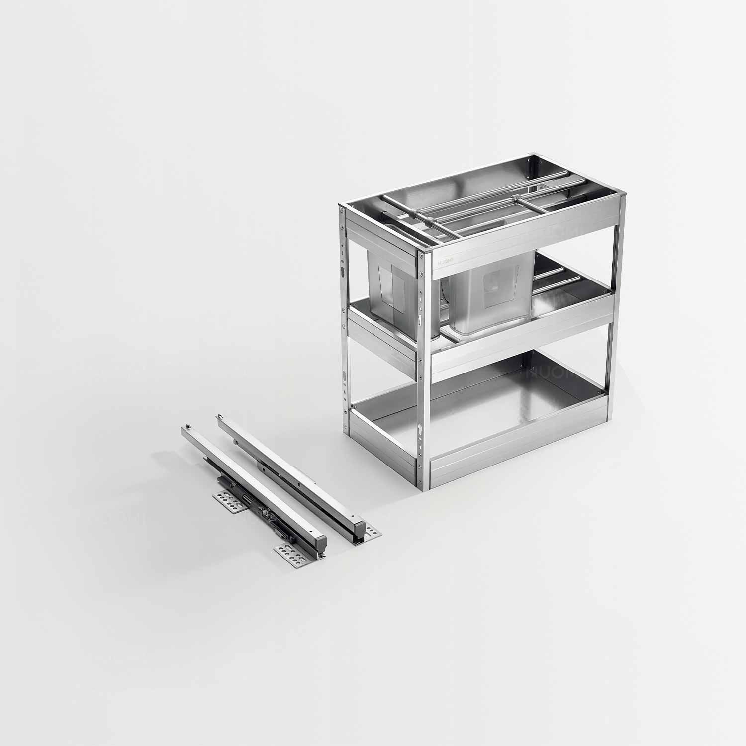 kitchen matt grey tall pantry unit