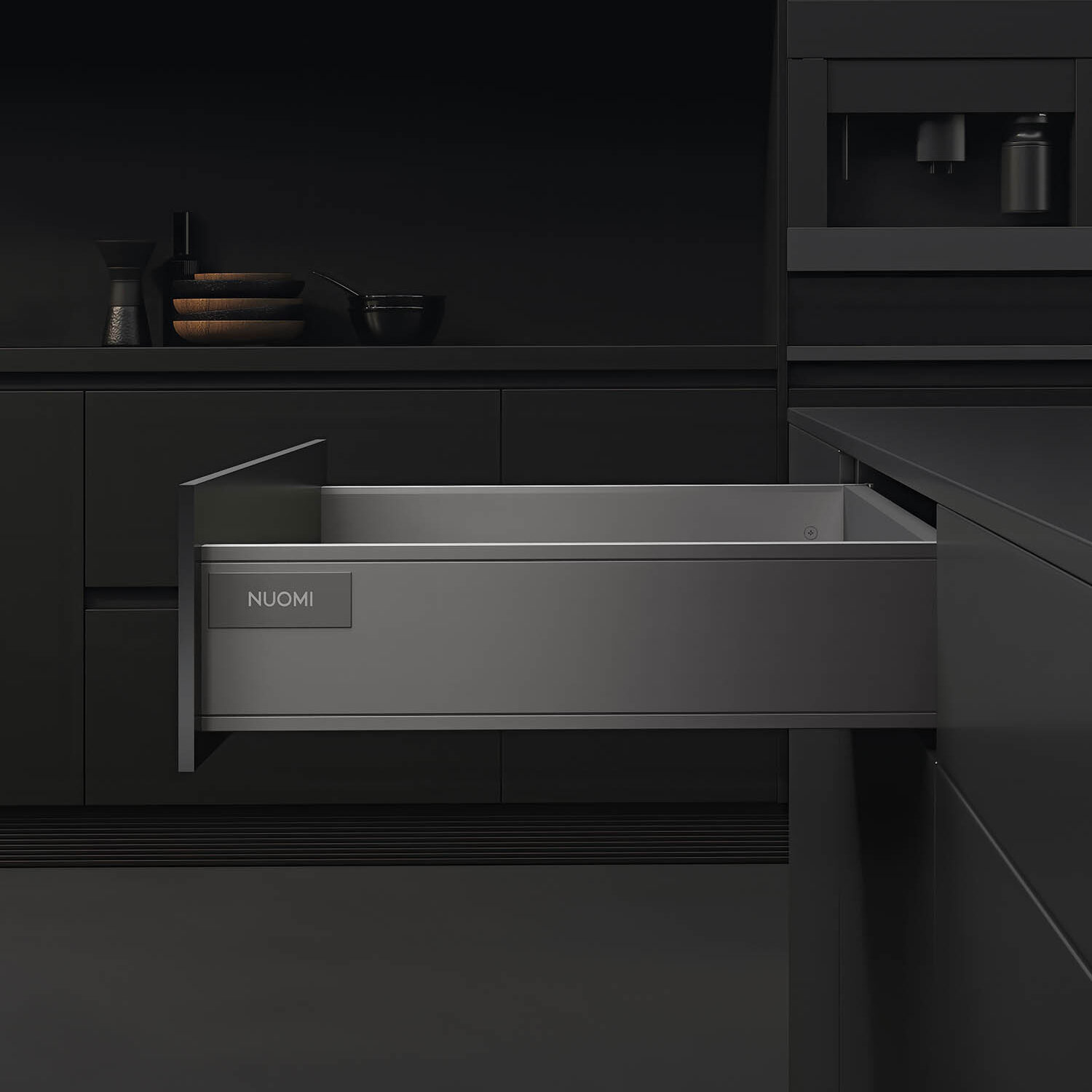 Kitchen Matt Grey Tall Unit