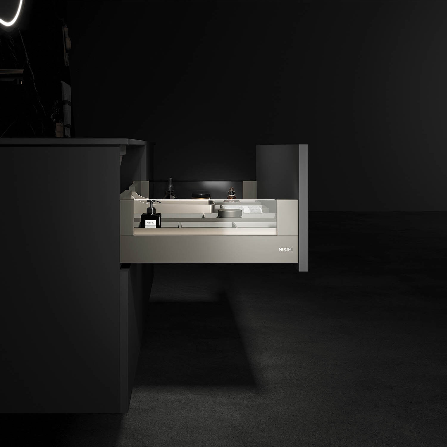 Kitchen Matt Grey Tall Unit