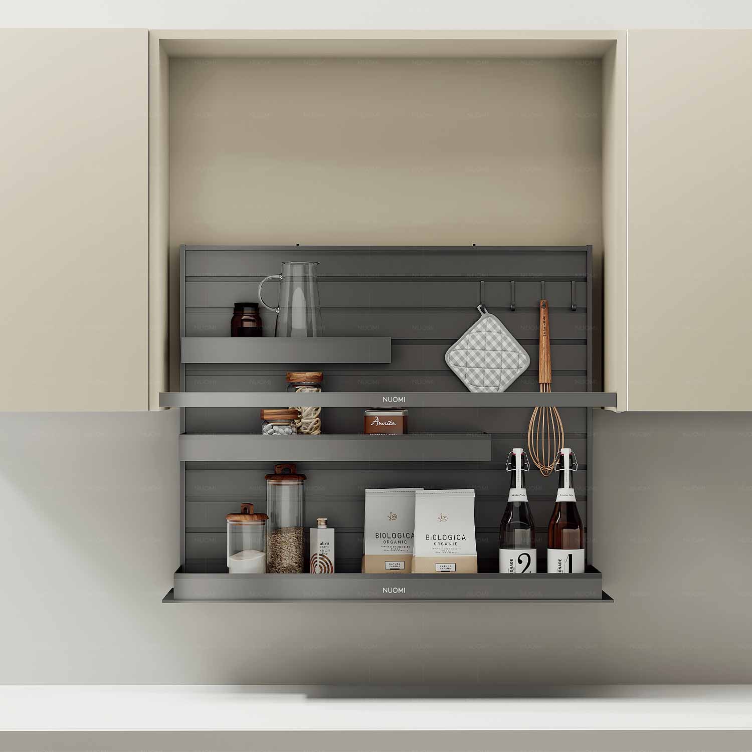 Kitchen Matt Grey Tall Unit