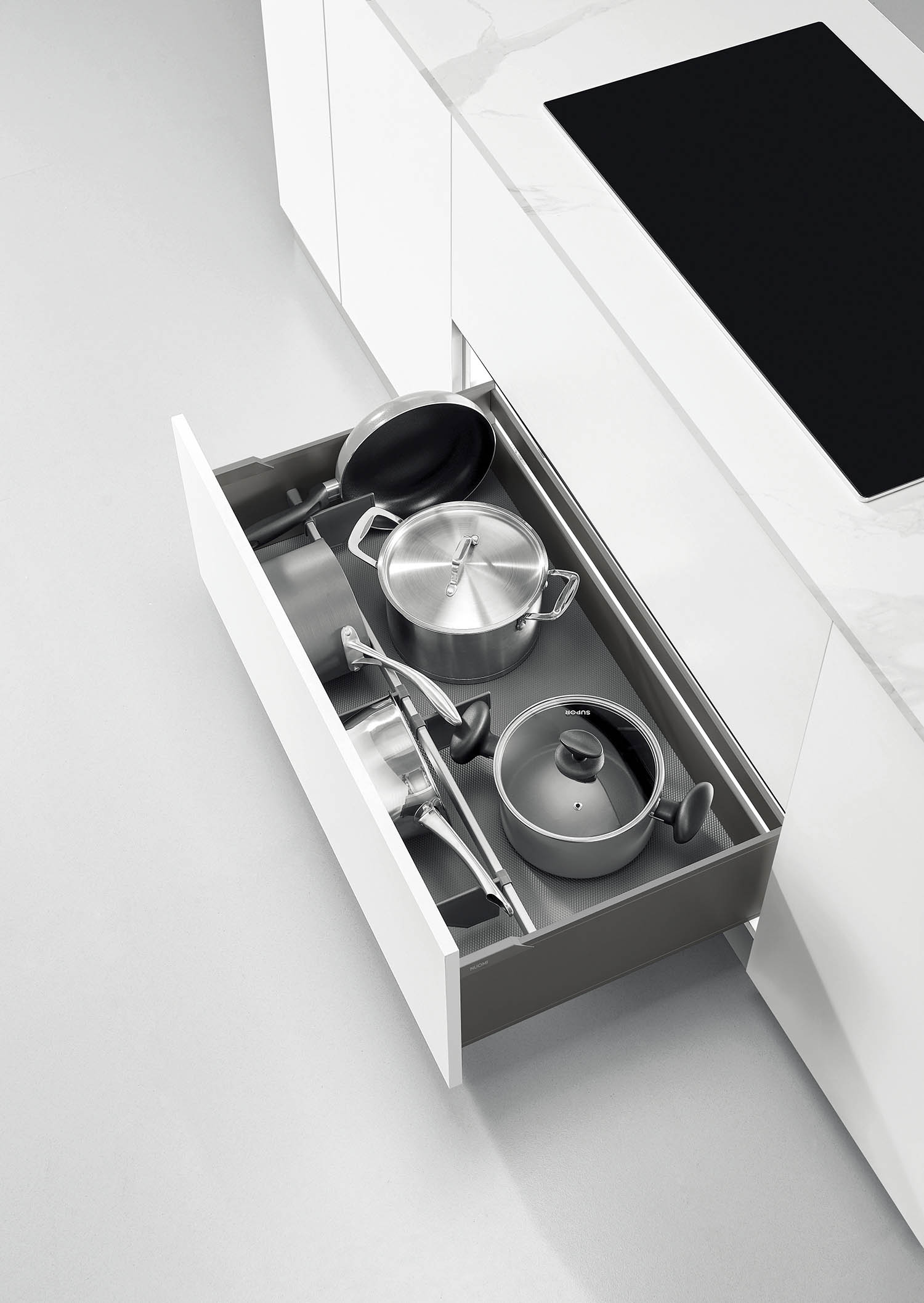 Kitchen Matt Grey Tall Unit