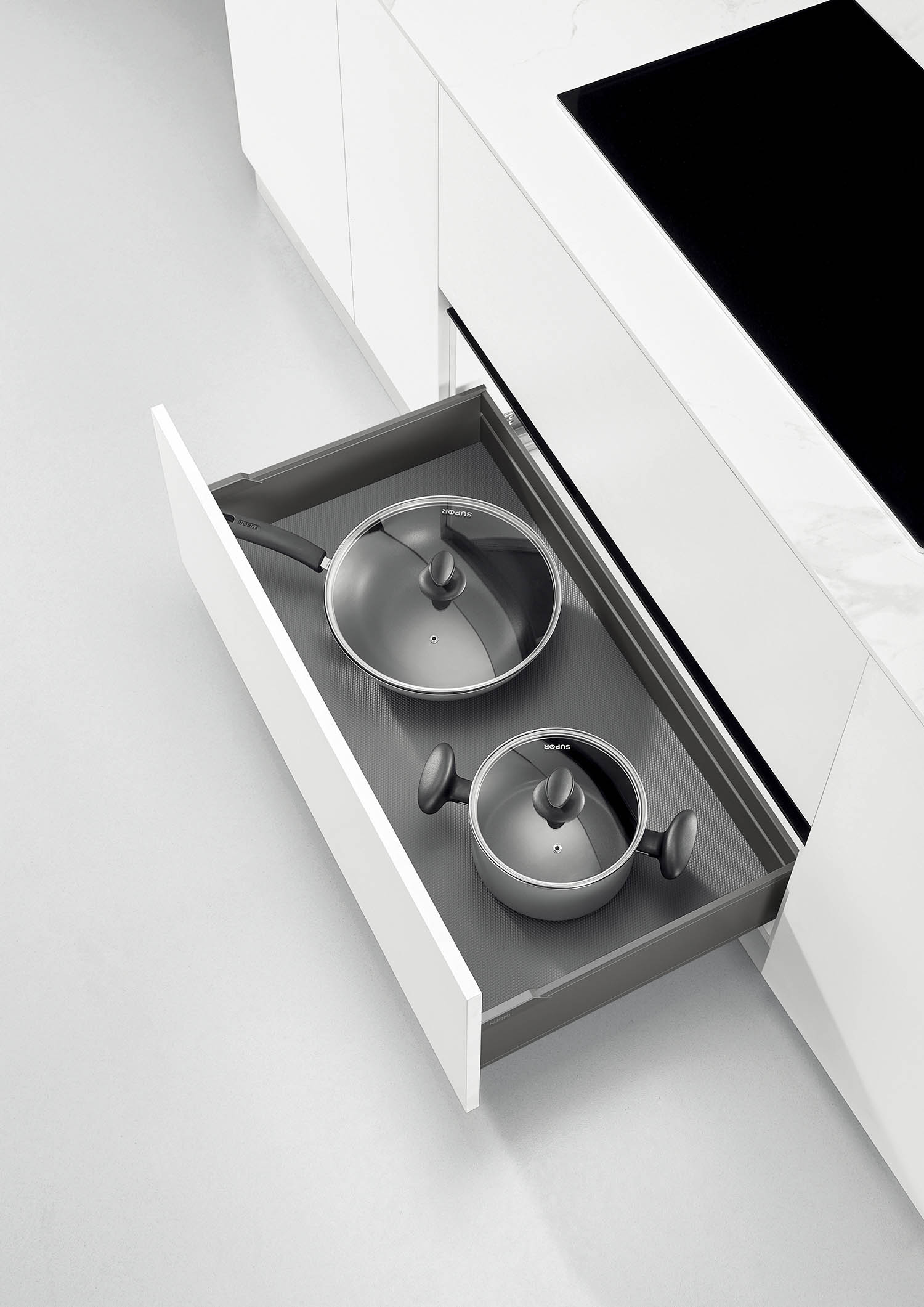 Kitchen Matt Grey Tall Unit