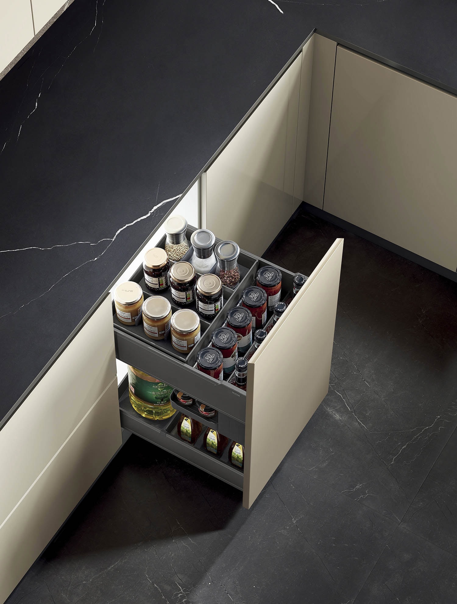 Kitchen Matt Grey Tall Unit